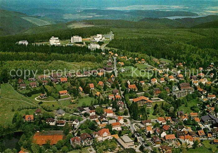 Hahnenklee-Bockswiese Harz Kurort Fliegeraufnahme