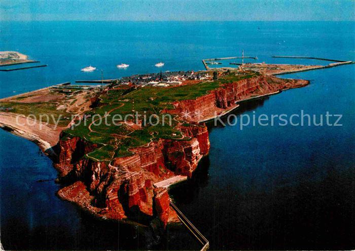 Helgoland Nordseeinsel Fliegeraufnahme
