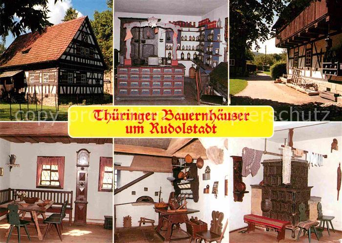 Rudolstadt Thueringer Bauernhaeuser Heinrich Heine Park