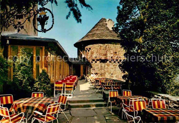 Trendelburg Burghotel und Haus am Wald Restaurant Terrasse
