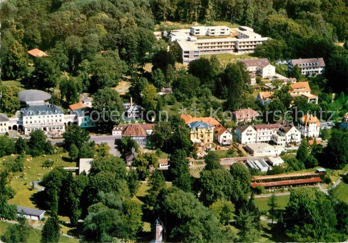 Bad Salzhausen Kurort vor dem Vogelsberg Fliegeraufnahme
