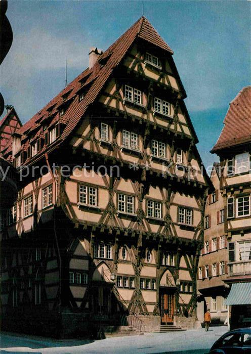 Esslingen Neckar Altes Rathaus Fachwerkhaus Historisches Gebaeude