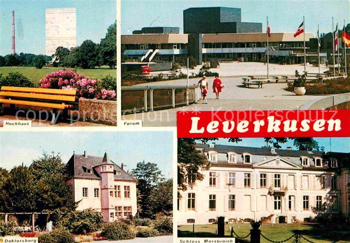 Leverkusen Hochhaus Forum Platz Doktorsburg Schloss Morsbroich