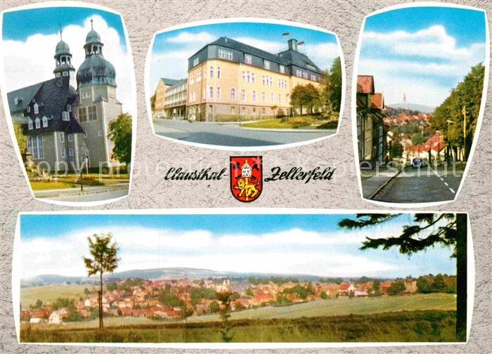 Clausthal-Zellerfeld Kirche Gebaeude Strassenpartie Gesamtansicht