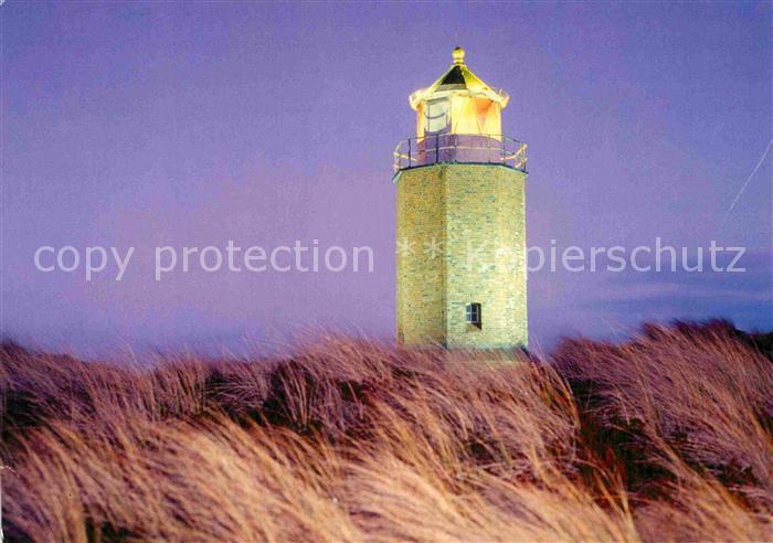 Kampen Sylt Quermarkenfeuer Leuchtturm Nordseebad