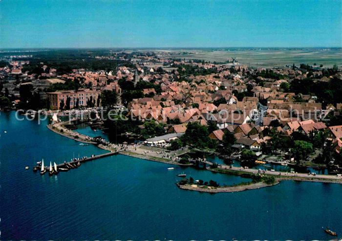 Steinhude Hafen Steinhuder Meer Fliegeraufnahme