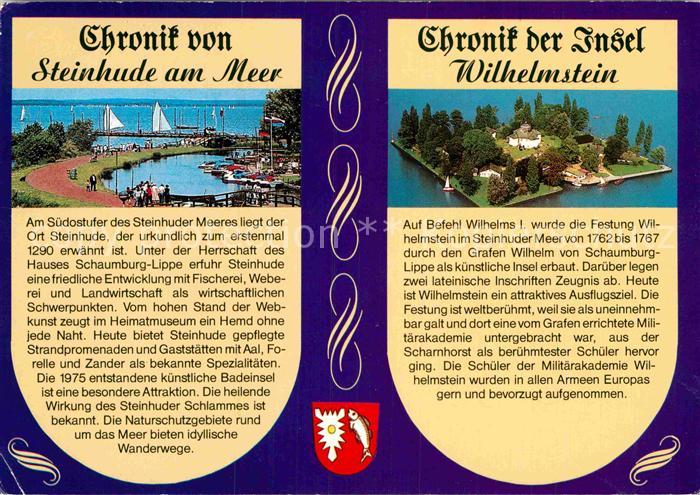 Steinhude Hafen Steinhuder Meer Insel Wilhelmstein Chronik