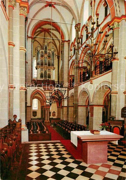 Bacharach Rhein Ev Peterskirche 13. Jhdt. Stummorgel 18. Jhdt.
