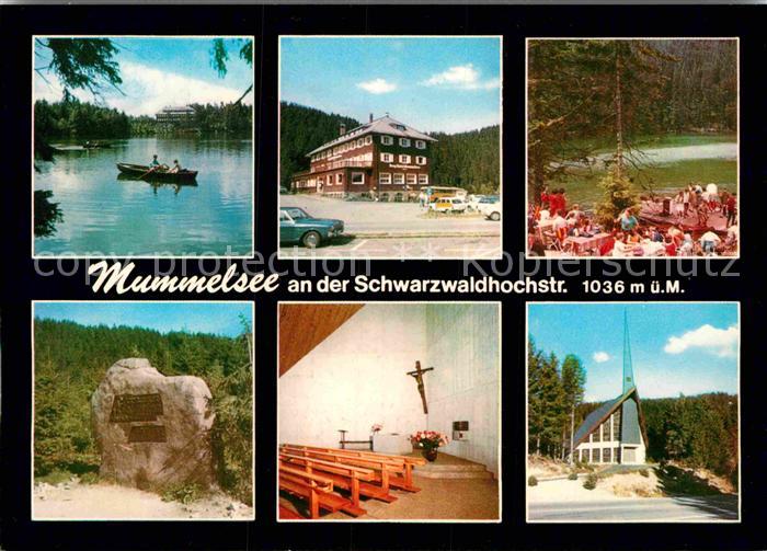 Mummelsee Hotel Restaurant Gedenkstein Kirche Schwarzwaldhochstrasse
