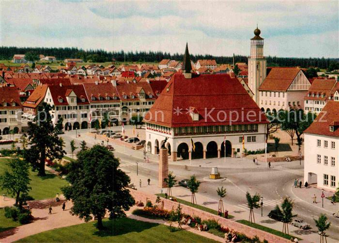 FREUDENSTADT BW Marktplatz Stadthaus Kirche Kurort im Schwarzwald