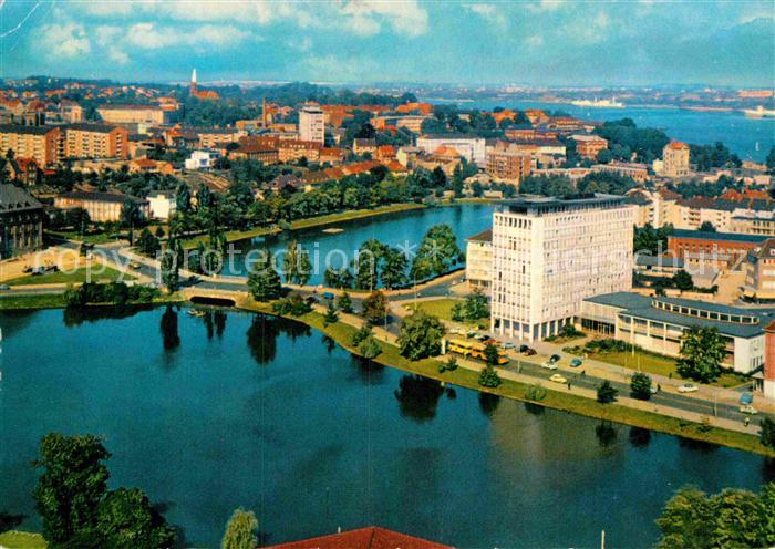 KIEL  CITY Panorama Blick vom Rathaus Kieler Foerde