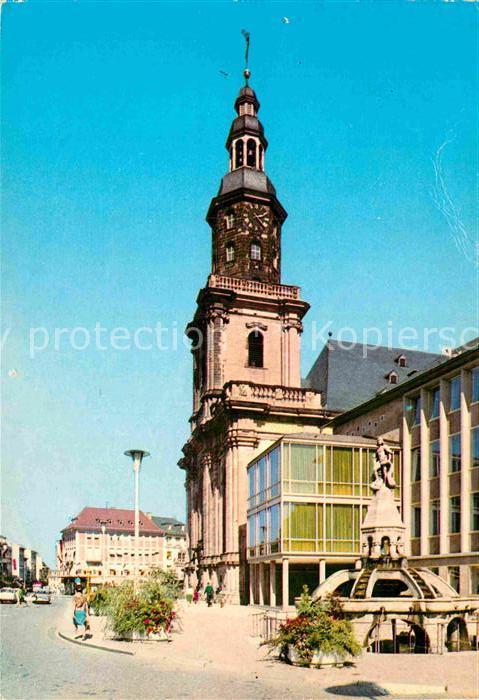 Worms Rhein Dreifaltigkeitskirche Siegfriedbrunnen