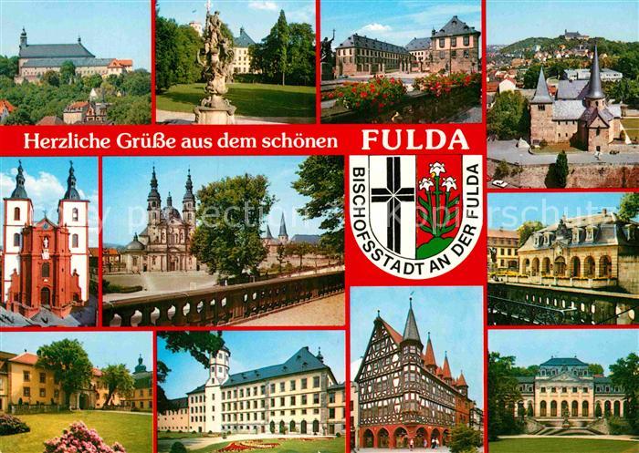 Fulda Kirche Denkmal Dom Rathaus Fachwerkhaus Schloss