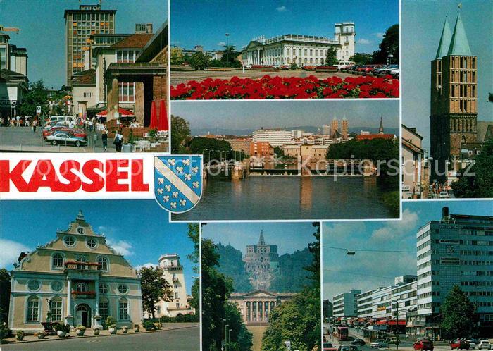 KAssEL  CITY Treppenstrasse Fridericianum Fuldawehr Schleuse Martinskirche Natur