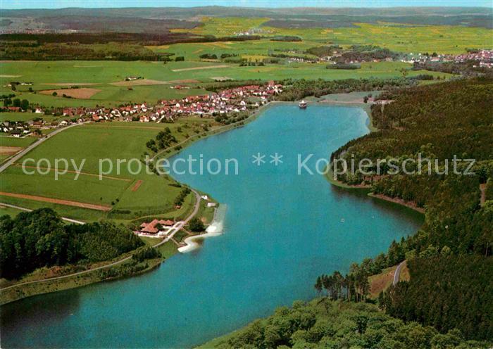 Frankenberg Eder Freizeitparadies Twistesee Ferienland Waldeck Fliegeraufnahme