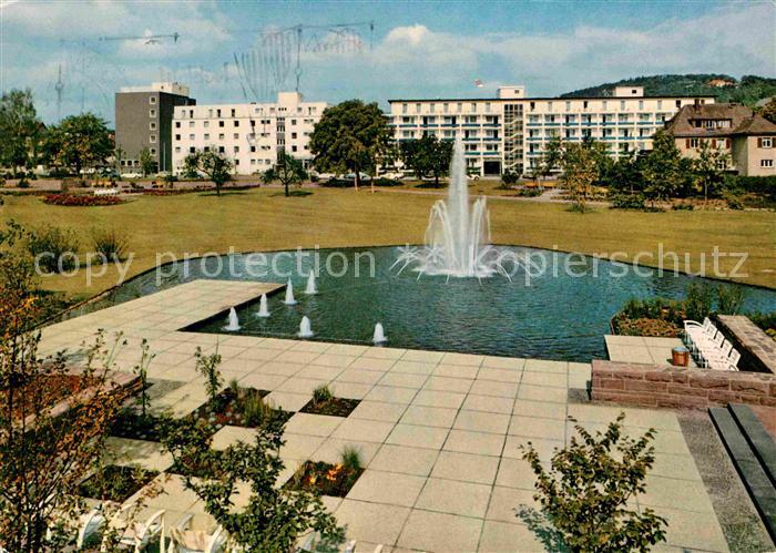 Bad Nauheim Kurpark Fontaene