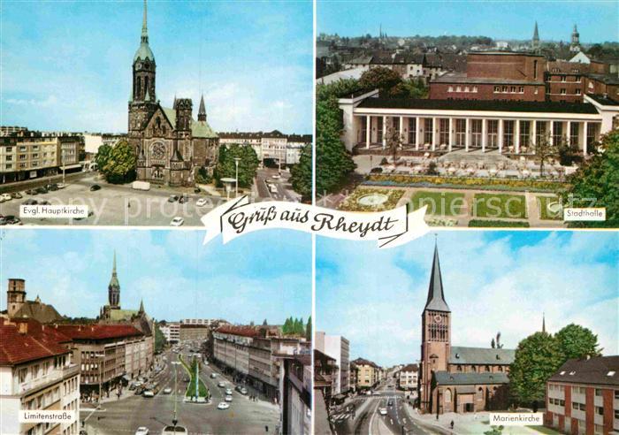 Rheydt Kirche Stadthalle Limitenstrasse