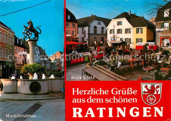 Ratingen Marktbrunnen Marktplatz Markt