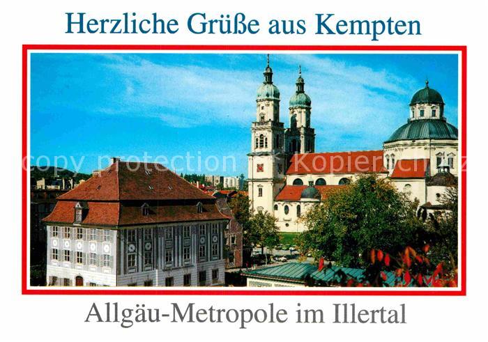 Kempten Allgaeu Zumsteinhaus Basilika St Lorenz Allgaeu Metropole im Illertal