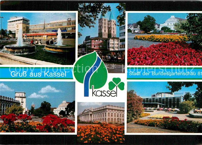 KAssEL  CITY Bahnhof Kirche Park Bundesgartenschau