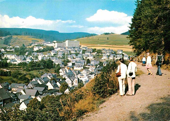 Willingen Sauerland Panorama Blick zur Kurklinik Hochsauerland