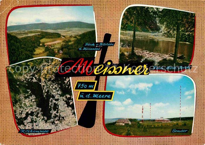 Hausen Witzenhausen Berggasthof Hoher Meissner Felsen Bilstein Hoellental Sender