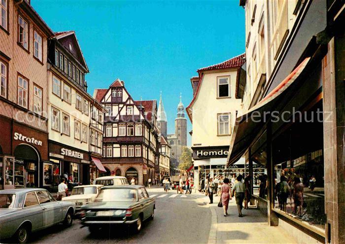 Goslar Breitestrasse und Marktkirche