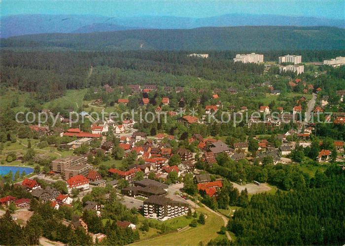 Hahnenklee-Bockswiese Harz Kurort Fliegeraufnahme