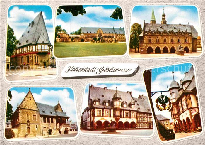 Goslar Teilansichten Historische Gebaeude