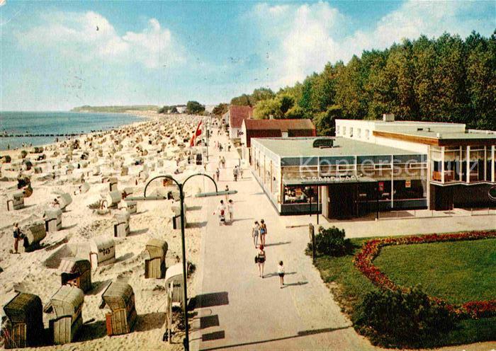 Groemitz Ostseebad Strandpromenade Strandcafe