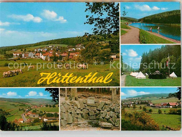 Huettenthal Mossautal Stausee Marbach Naturpark Odenwald