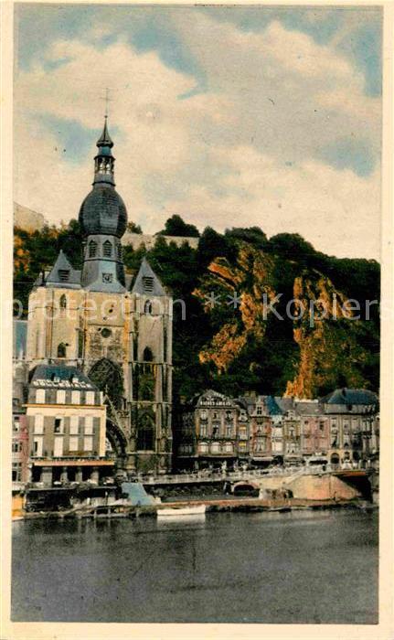 Dinant Wallonie Vue sur la Cathedrale