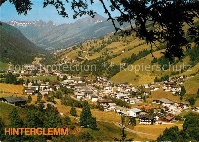 Hinterglemm Saalbach mit Gamshang und Tristkogel