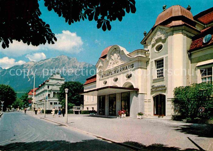 Bad Reichenhall Staatl Kurhaus mit Hochstaufen