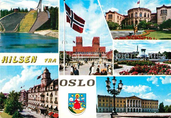 Oslo Norwegen Official buildings and sights of Oslo