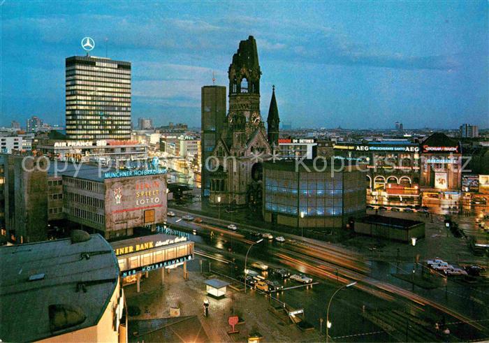 BERLIN  CITY Gedaechtniskirche mit Europa Center