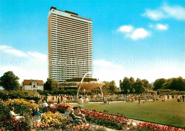 Travemuende Ostseebad Kuranlagen mit Musikpavillon