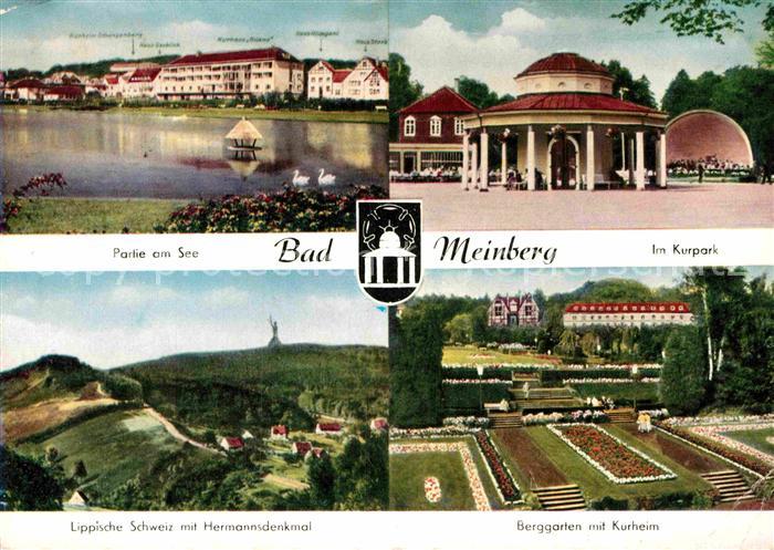 Bad Meinberg Seepartie Kurpark Lippisches Schweiz Hermannsdenkmal Berggarten Kur