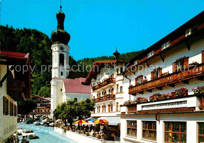 Reit Winkl Dorfpartie mit Kirche