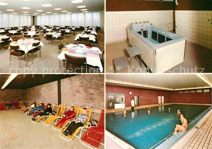 Schoenberg Holstein Ostseesanatorium Holm Speisesaal Ruheraum Hallenbad