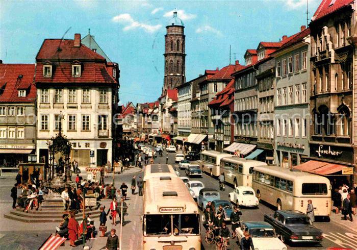 Goettingen Niedersachsen Weenderstrasse mit Jacobikirche