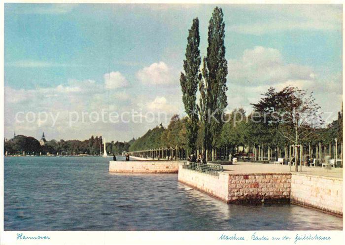 HANNOVER  CITY Maschsee Bastei an der Geibelstrasse