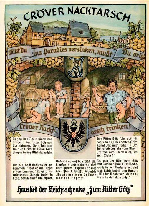 Kroev Mosel Reichsschenke Zum Ritter Goetz Croever Nacktarsch