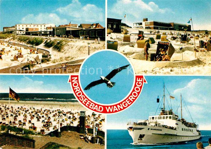 Wangerooge Nordseebad Badestrand MS Wangerooge