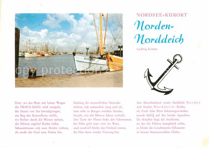 Norden Norddeich Ostfriesland Hafenpartie