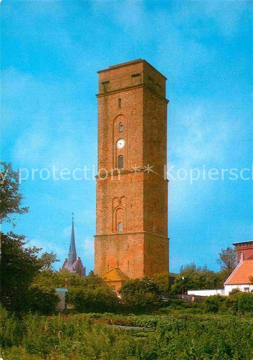 BORKUM Nordseebad Niedersachsen Alter Leuchtturm Kirche