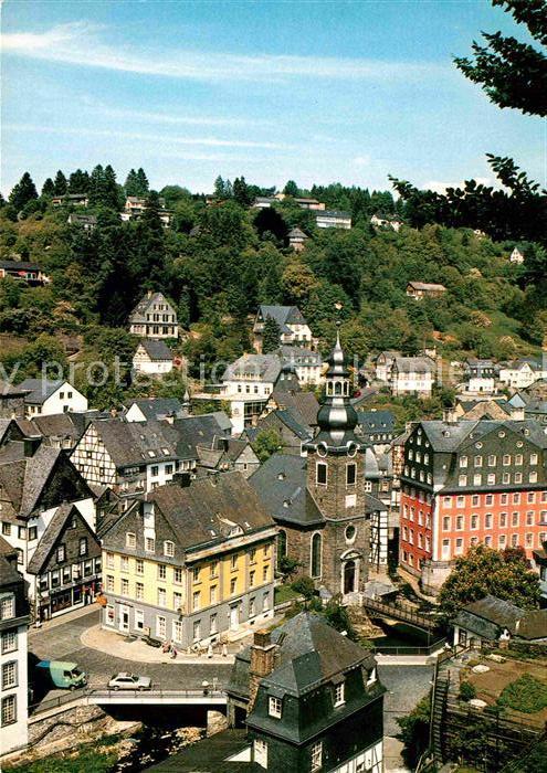 Monschau Montjoie NRW Teilansicht