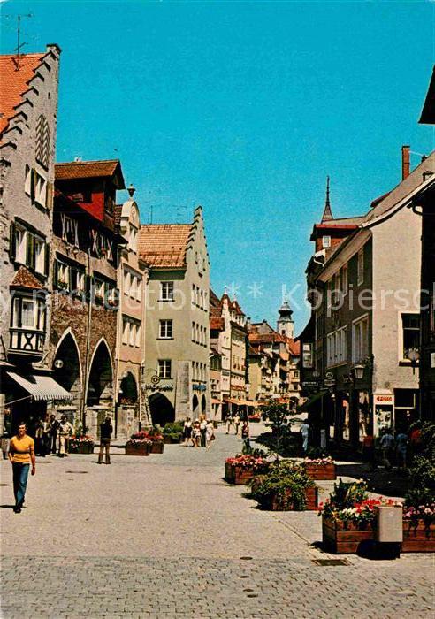 Lindau Bodensee Hauptstrasse Fussgaengerzone