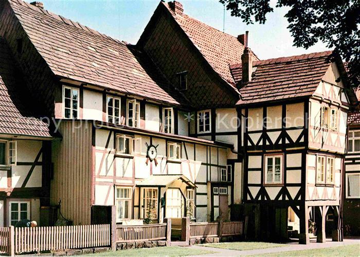 Dassel Solling Pfeiler Haus auf dem Kirchplatz