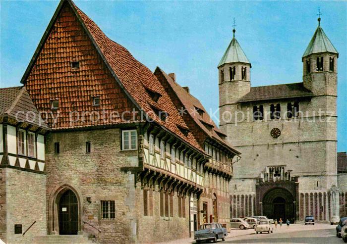Bad Gandersheim Marktplatz mit Stiftskirche